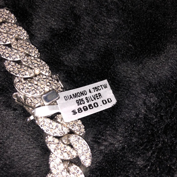 REAL DIAMOND CUBAN LINK CHAIN NOTCZ w/Authenticity - Picture 8 of 13